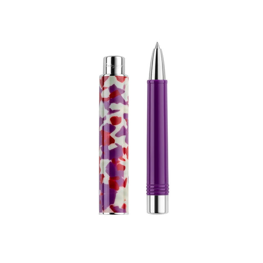 PENNE MONTEGRAPPA MOD. ISGNORAL elegant writing pen with colorful cap and sleek design.