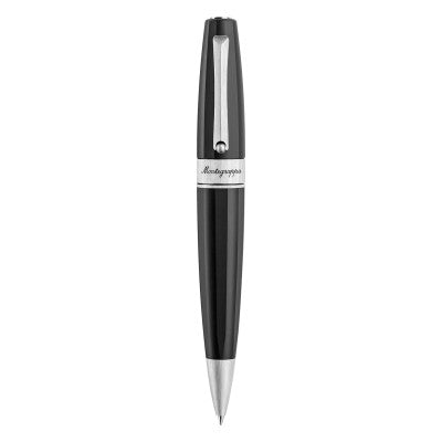 PENNE MONTEGRAPPA MOD. ISNGRBAC, luxury pen design, black and silver finish