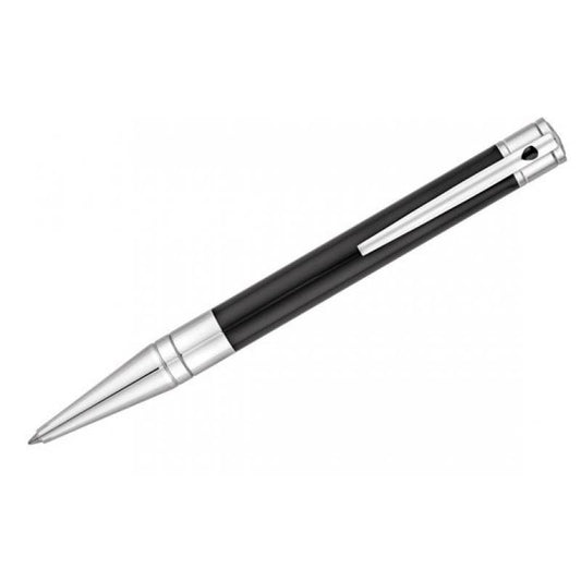 PENNE S-T- DUPONT MOD. 265200 luxury pen with silver accents