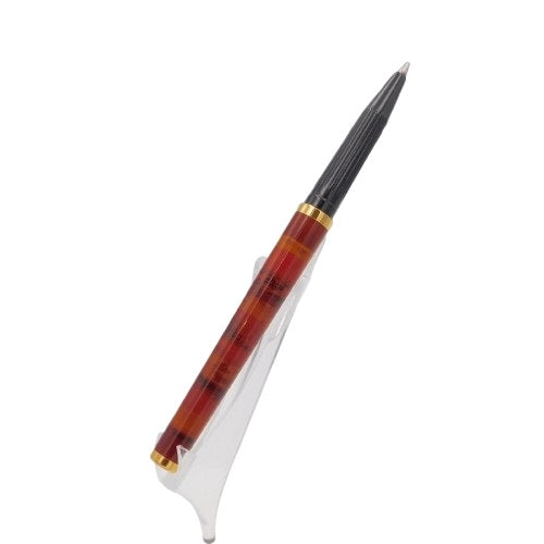 PENNE S-T- DUPONT MOD. 43DCR68 luxury pen with gold accents and transparent stand