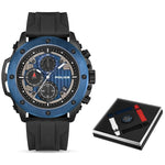 POLICE WATCHES Mod. PEWGO00777X0 with black band and extra straps in gift box