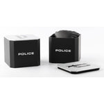 Packaging of POLICE WATCHES Mod. PEWGO00777X0 showing black watch box with logo