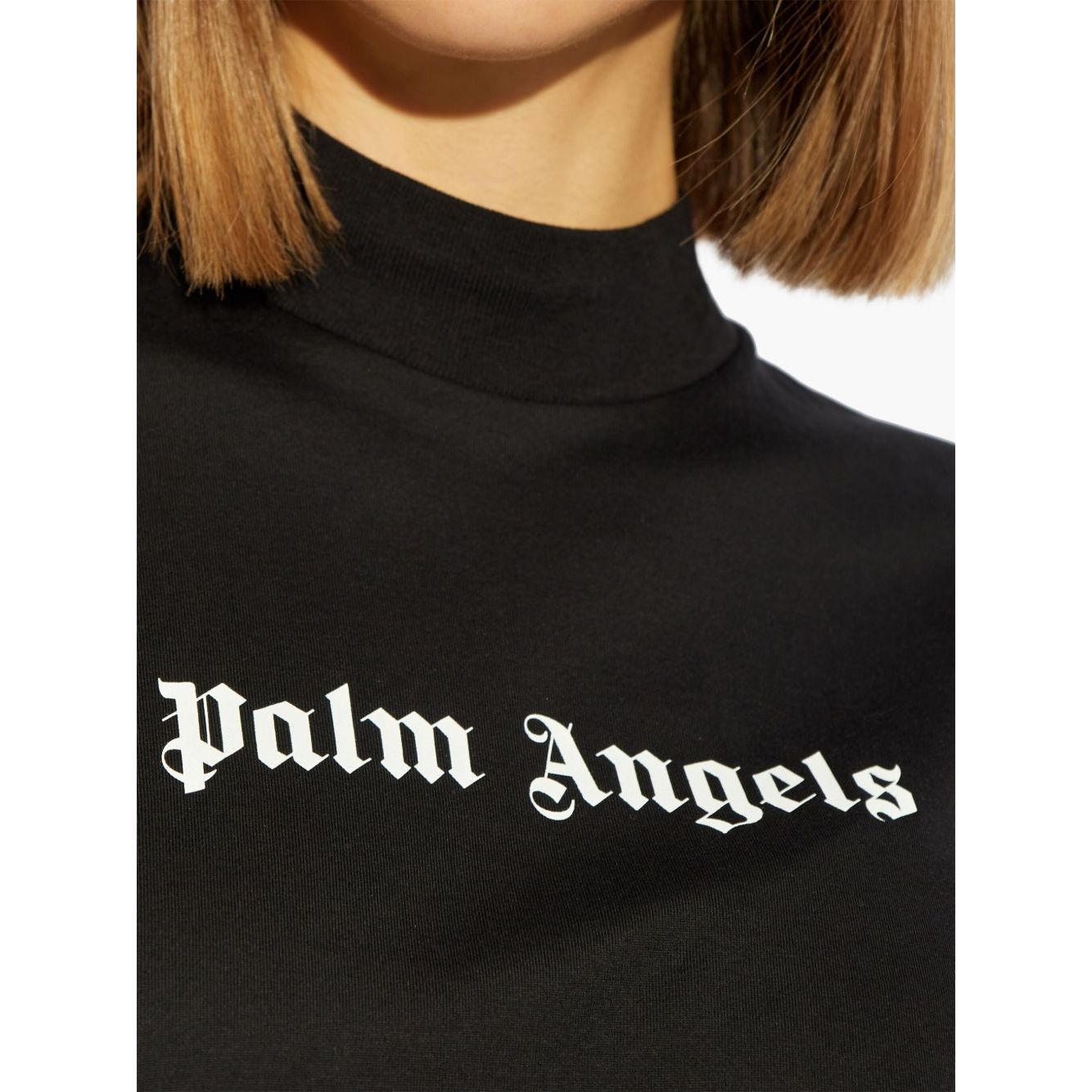 Palm Angels crop T-shirt with logo