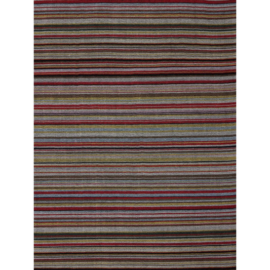 Alt Tag: Paul Smith Signature Stripe wool and silk scarf in dark red with frayed edges, featuring a stylish striped pattern.