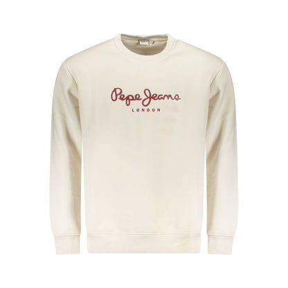 Pepe Jeans White Cotton Men Sweater