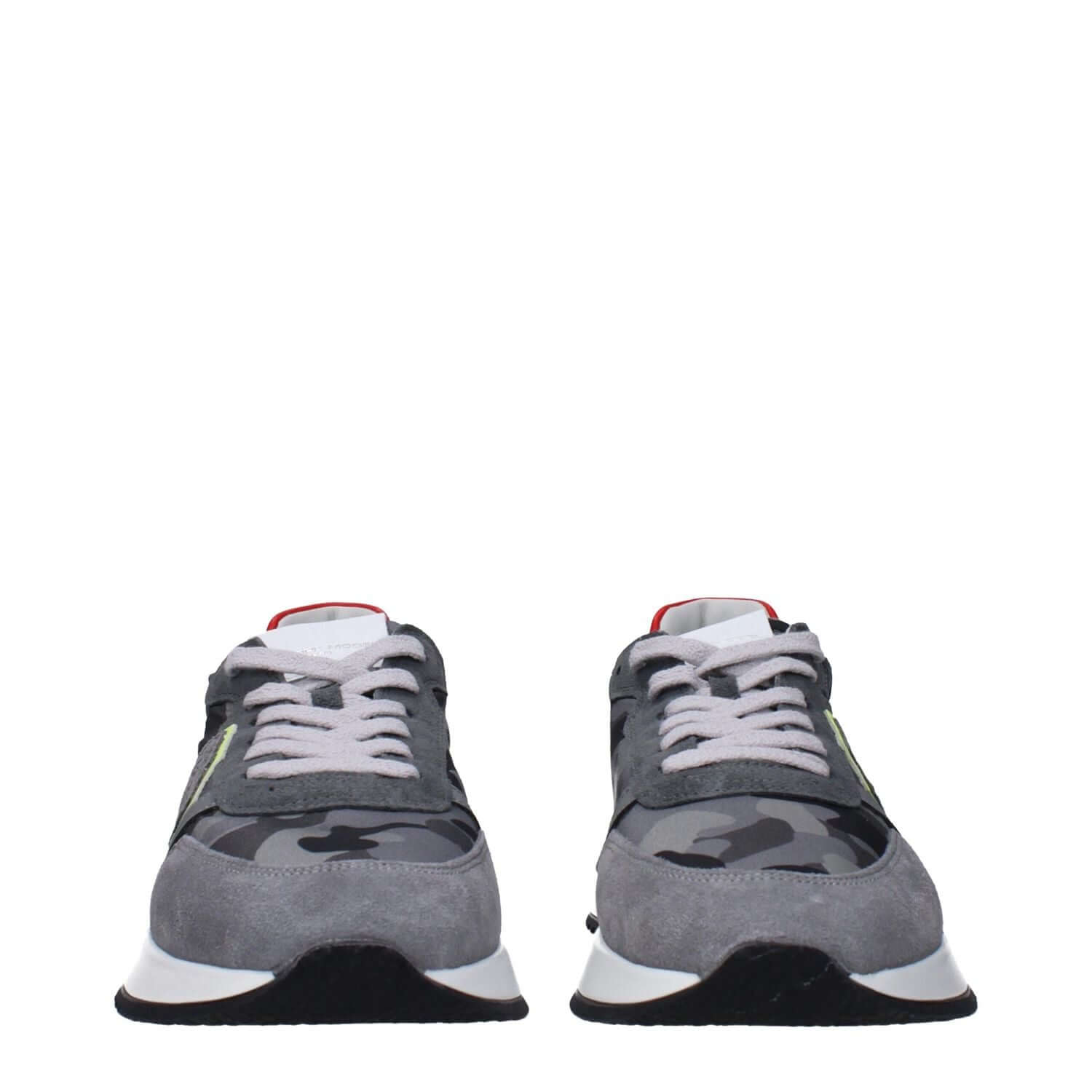 Philippe Model Gray Fabric Sneakers