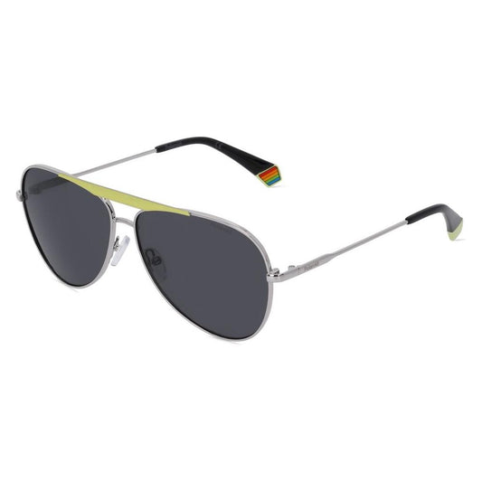 Polaroid Yellow Metal Sunglasses 1728,New with tags,Polaroid,Unisex,Unisex Sunglasses - Sunglasses,Yellow Polaroid POPLD6200SXKU2G1M9AC