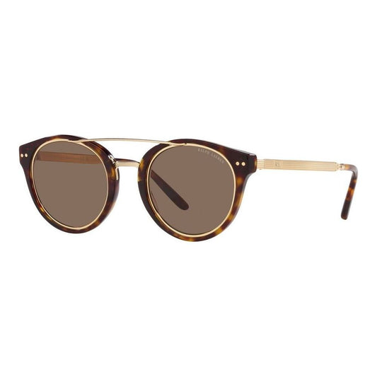Ralph Lauren MOD. RL 8210 acetate gent sunglasses in tortoise frame with brown lenses.