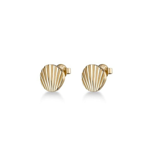 ROSEFIELD JEWELS JEWELRY Mod. JSSEG-J167 gold earrings with a shell design, elegant accessory for any occasion.