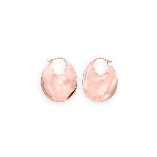 ROSEFIELD JEWELS JEWELRY Mod. JTXHR-J091 featuring elegant rose gold earrings on a white background.