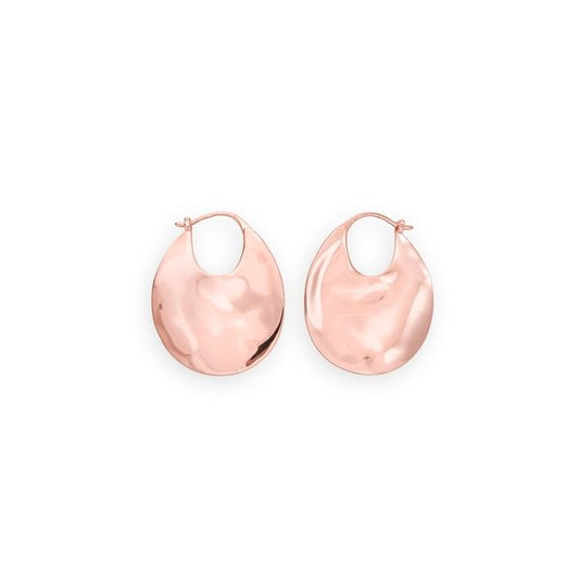 ROSEFIELD JEWELS JEWELRY Mod. JTXHR-J091 featuring elegant rose gold earrings on a white background.