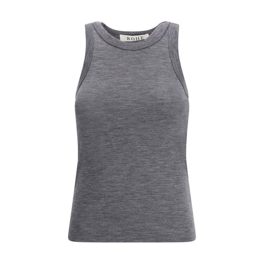 Rohe Merino Wool Top 1728,72470364320,Clothing,Gray,IT36 | XS,IT38 | S,New with tags,Rohe,Women,Women - Clothing Rohe RO-41620219030-IT36 | XS
