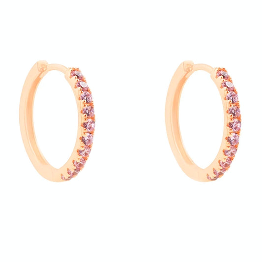 STROILI Mod. 1682425 hoop earrings with sparkling stones