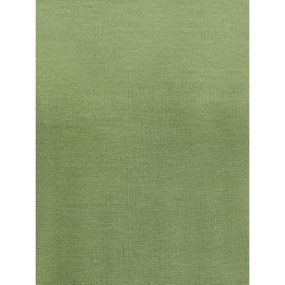 Saint Laurent Green Wool Turtleneck fabric texture for AW25 collection