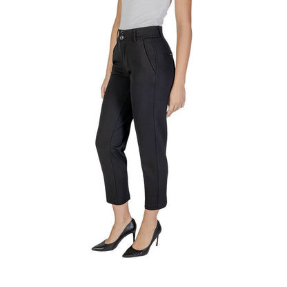 Street One Black Viscose Chino Pants