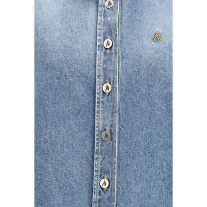 The Attico Light Blue Denim Shirt