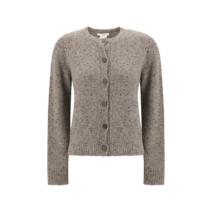 The Row Beige Cashmere Cardigan