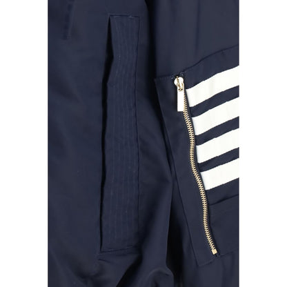 Thom Browne Black Cotton Shell Jacket