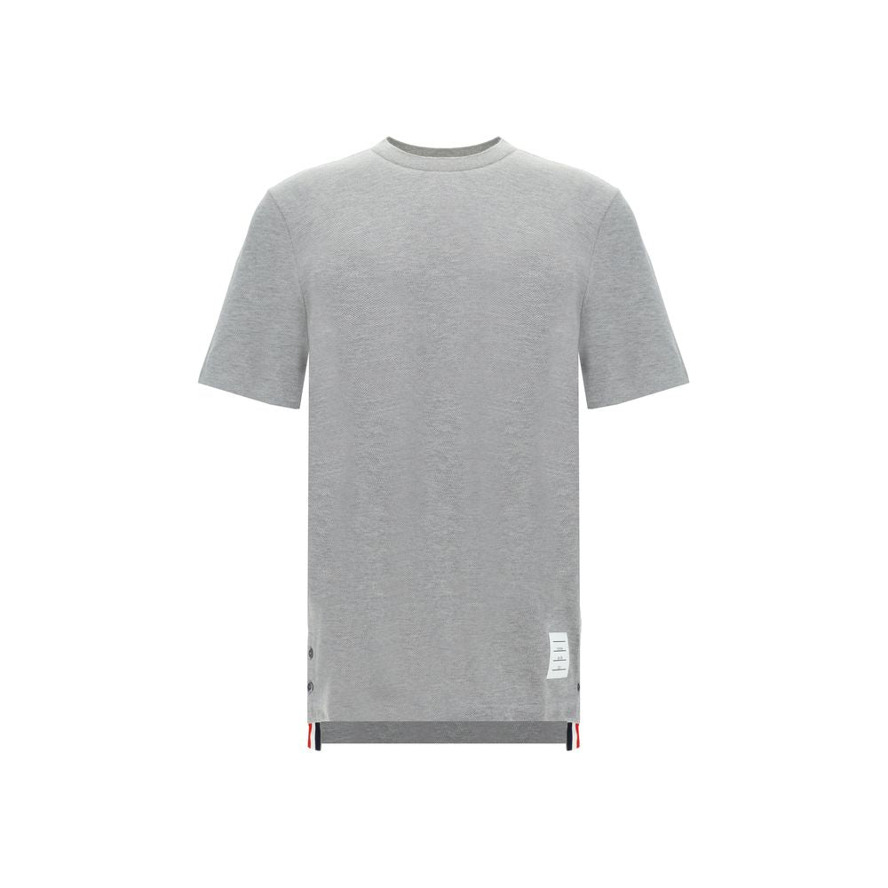 Thom Browne Gray Cotton T-Shirt