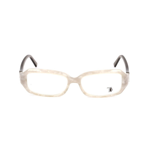 Alt Tag: Tod's Gray Acetate Frames for women in 52/15/135mm with sleek design, stylish eyewear, rectangular shape, and gray acetate material.