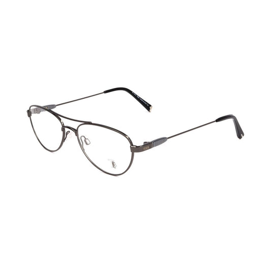 Tod's Gray Metal Frames with 52/17/140 mm dimensions, sleek design for men.