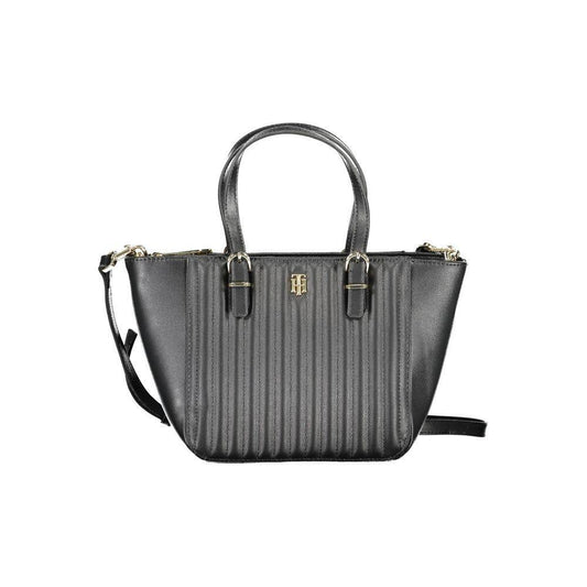 Tommy Hilfiger Black Polyethylene Handbag 1728,67403481248,Bags,Black,Handbags - Women - Bags,New with tags,Tommy Hilfiger,Women,Women - Bags TO-16660