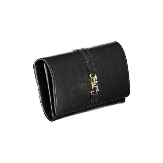 Tommy Hilfiger Black Polyethylene Wallet 1728,67403481248,Bags,Black,New with tags,Tommy Hilfiger,Wallets - Women - Bags,Women,Women - Bags TO-16779