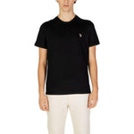 U.S. POLO ASSN. Black Cotton T-Shirt US-15717800009-IT48 | L