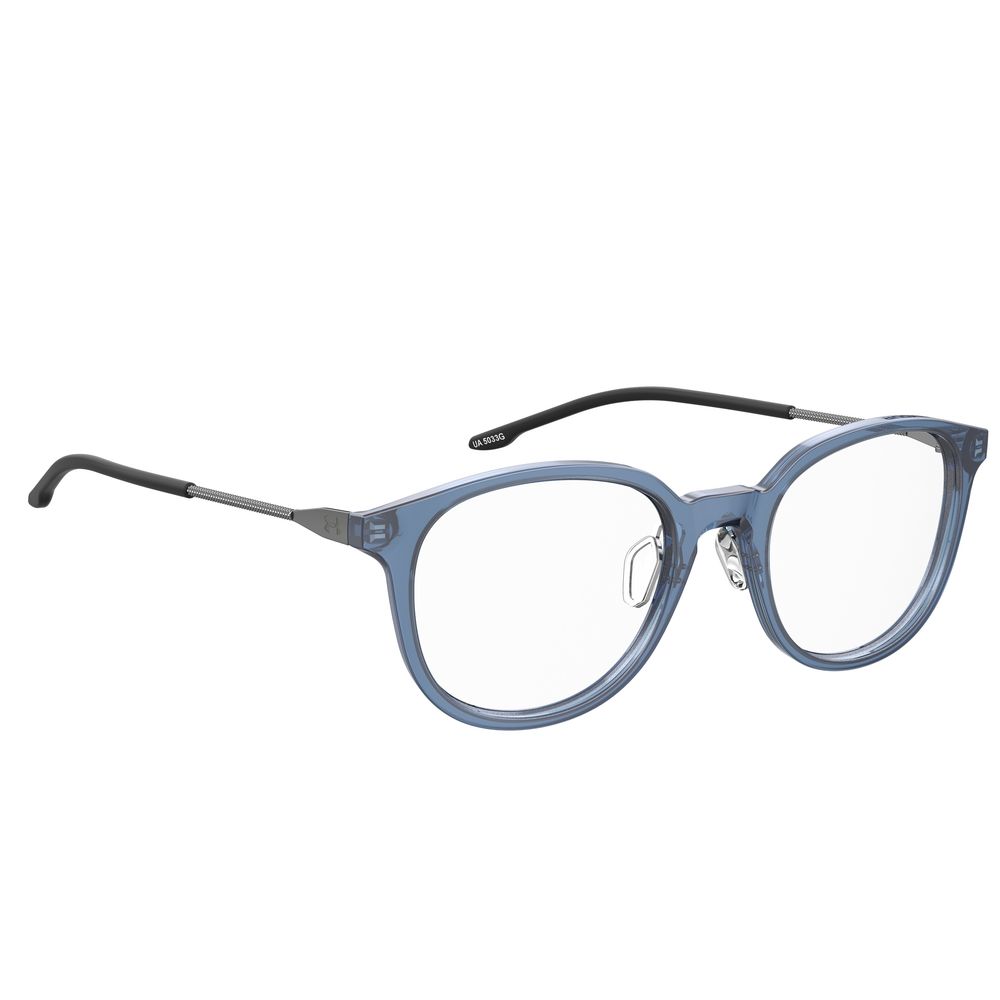 Under Armour Blue Acetate Frames - UA5011G38IF41 glasses with 54mm lens, 18mm bridge, and 145mm temple in stylish blue color.