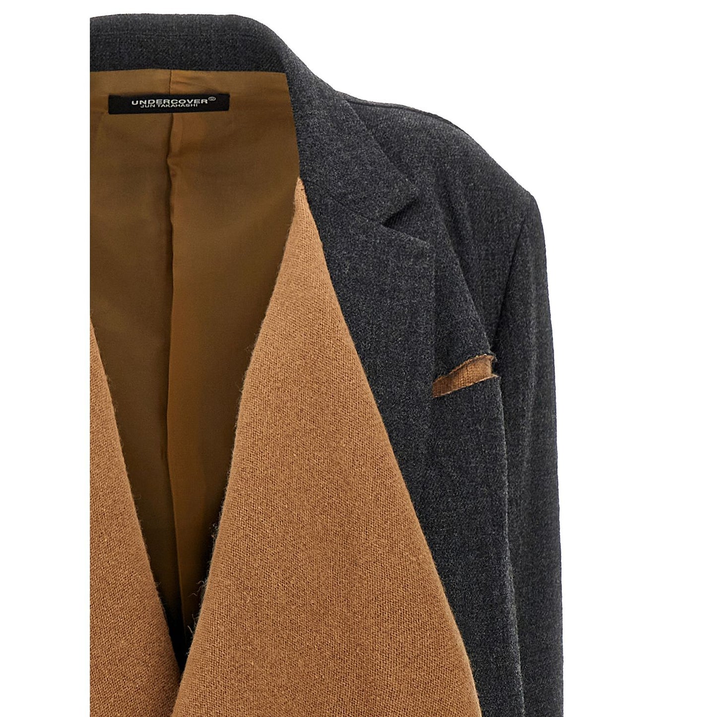 Undercover Multicolor Wool Coat