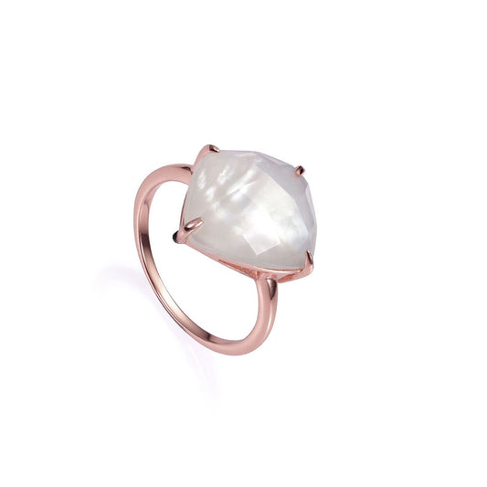 VICEROY JEWELS Mod. 15110A016-40 ladies quartz silver ring with mineral dial in official packaging. Water resistant 3 ATM, 20 mm case.