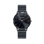 VICEROY Mod. KISS ladies wristwatch with black stainless steel bracelet, quartz movement, 33 mm case, and mineral dial.