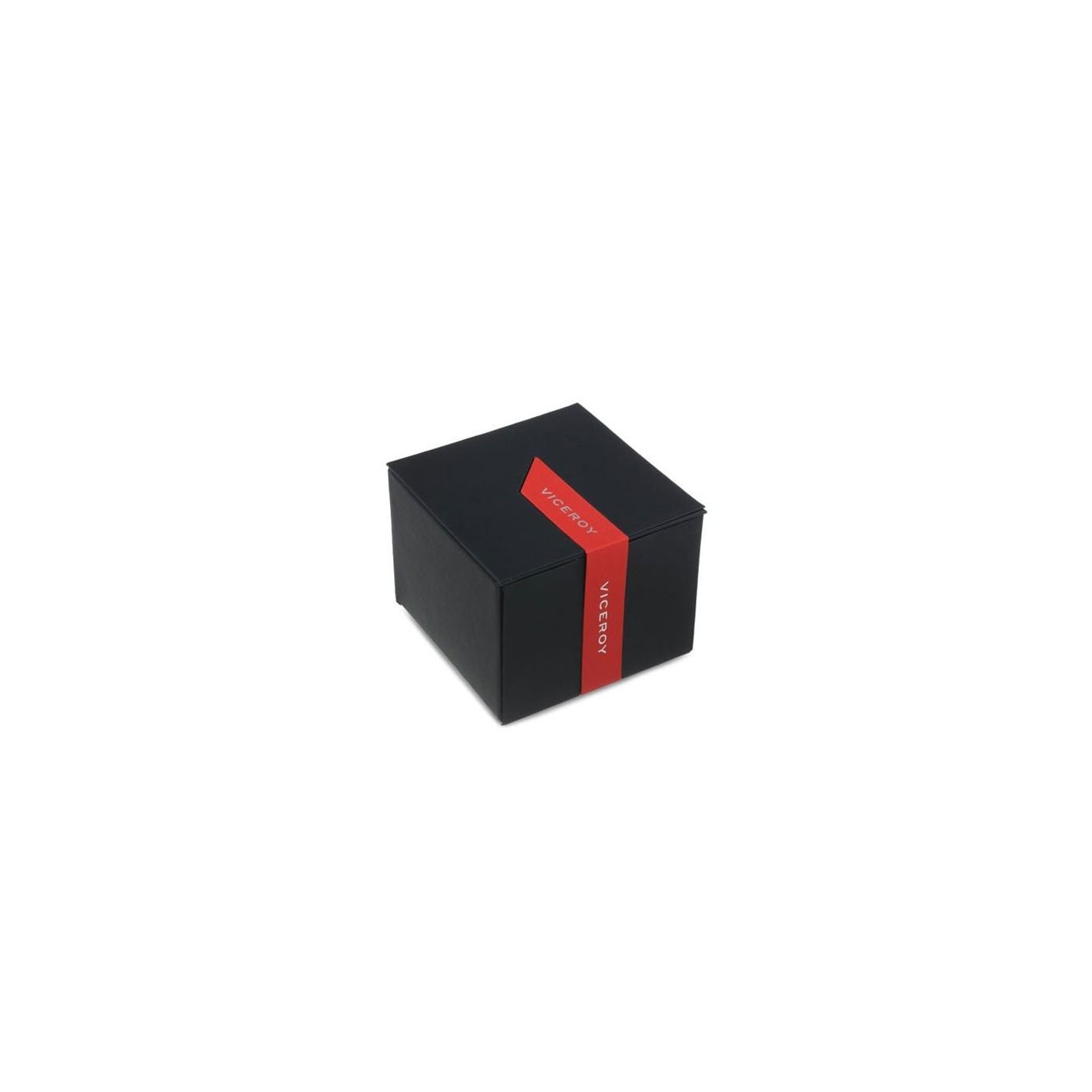 Official box for VICEROY Mod. KISS lady's wristwatch, black with red accents.