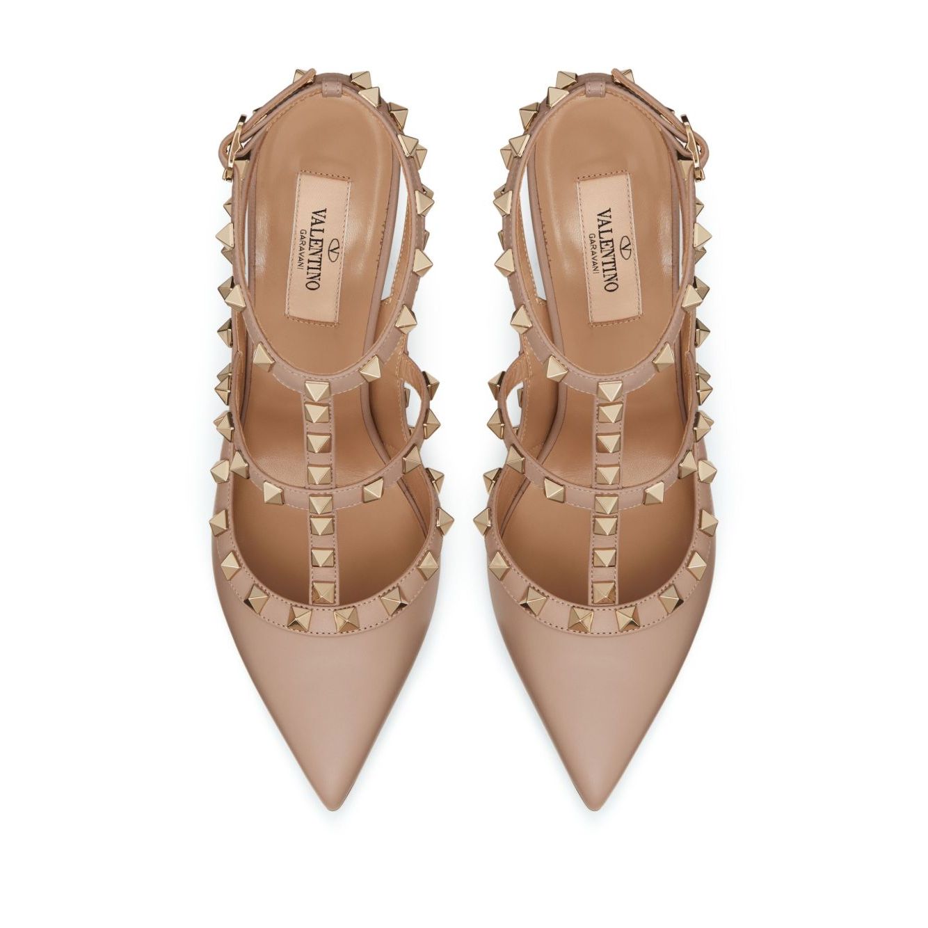 Valentino Garavani Rockstud Décolleté With 100mm Straps Medium Heel
