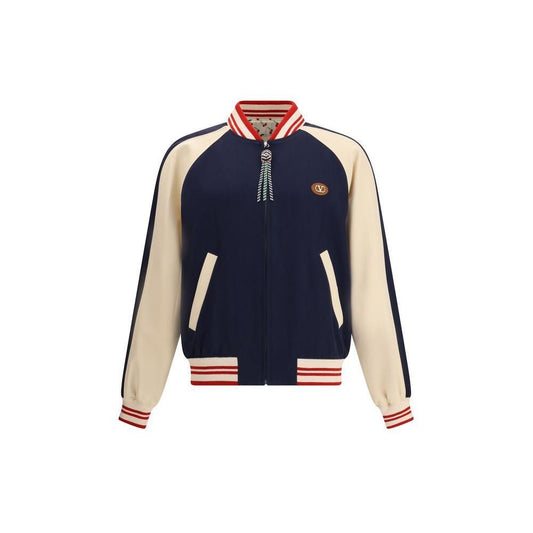 Valentino Valentino Le Chat De La Maison Bomber Jacket VA-7V3CIP63AWSDYB-IT50 | L