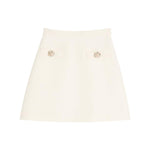 Valentino Valentino Skirts Ivory Skirts BRACH71CFA03-P25