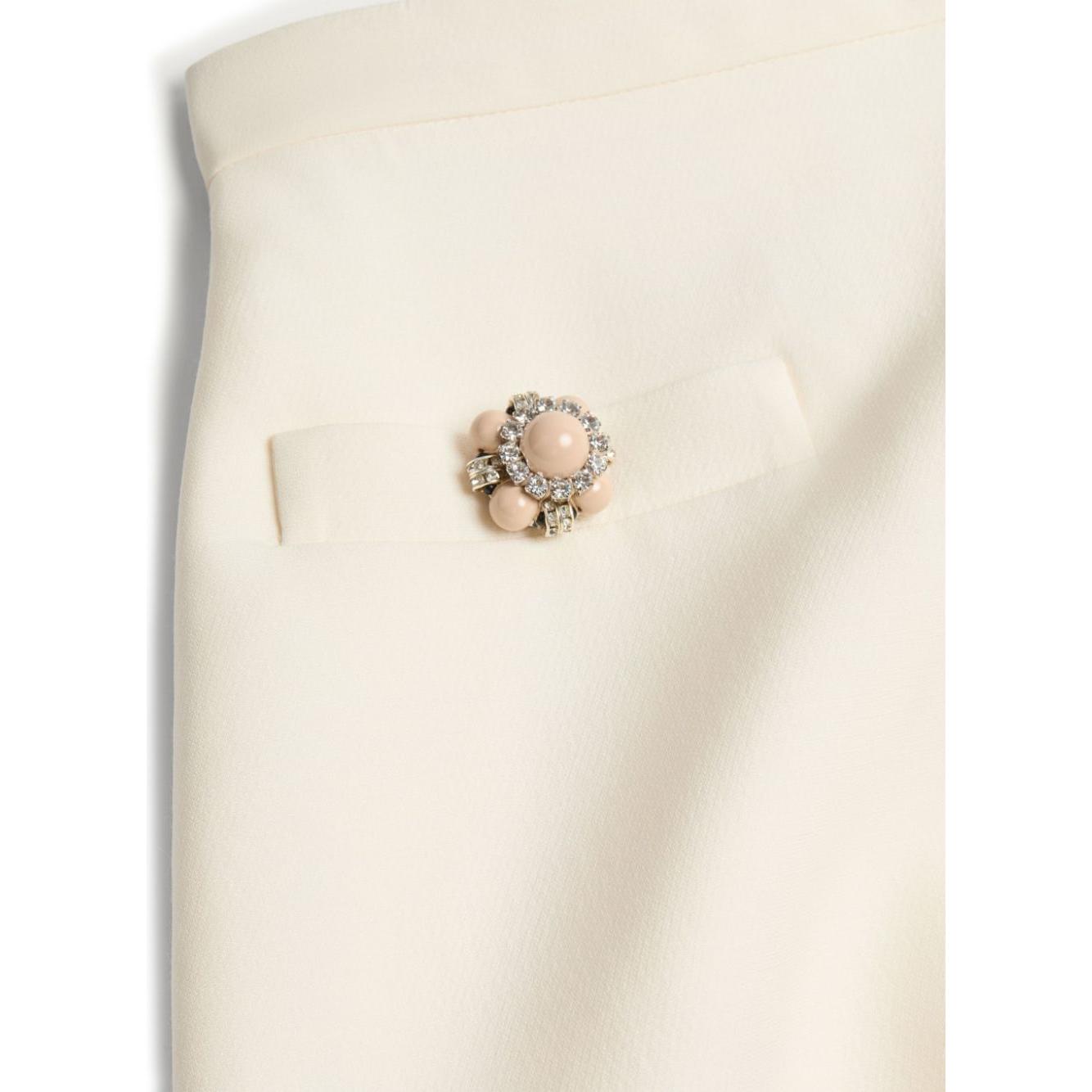Valentino Valentino Skirts Ivory Skirts BRACH71CFA03-P25