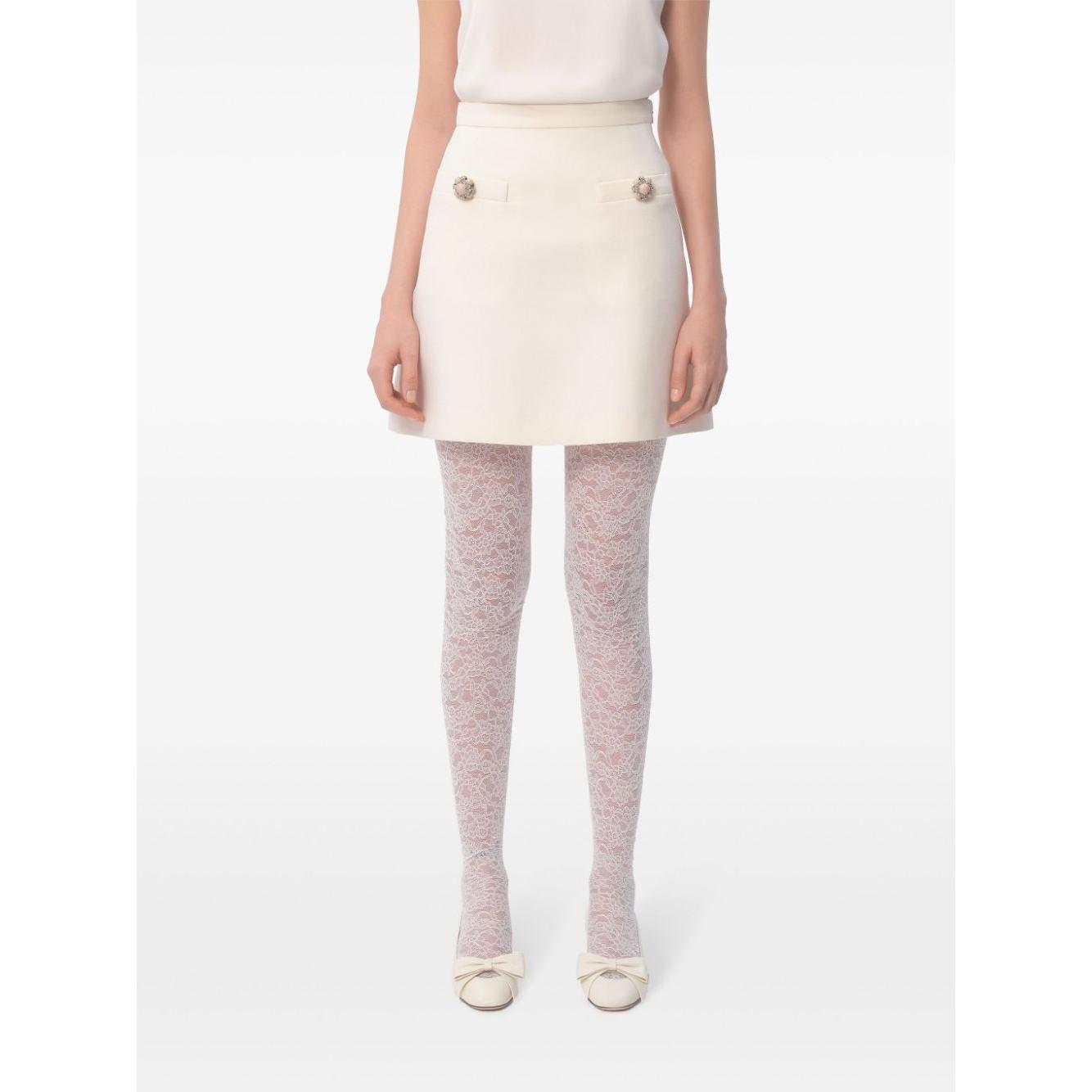Valentino Valentino Skirts Ivory Skirts BRACH71CFA03-P25