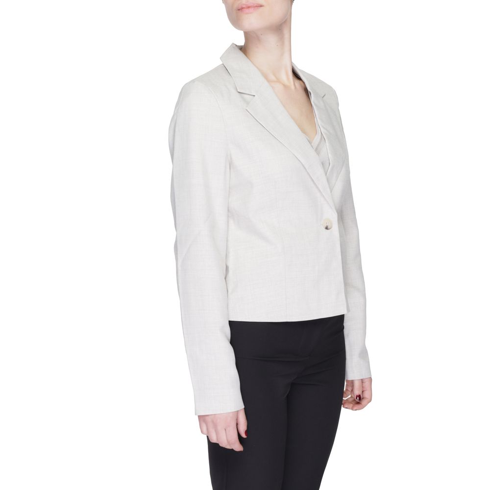 Vero Moda Gray Polyester Blazer