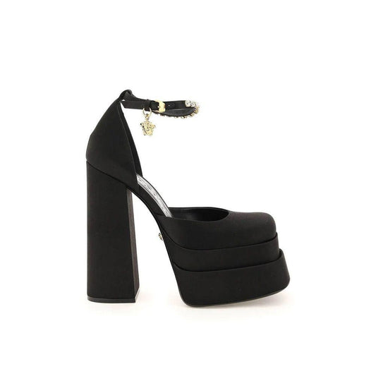 Versace Silk Satin Platform Pumps VE-8736639353044-EU40/US10
