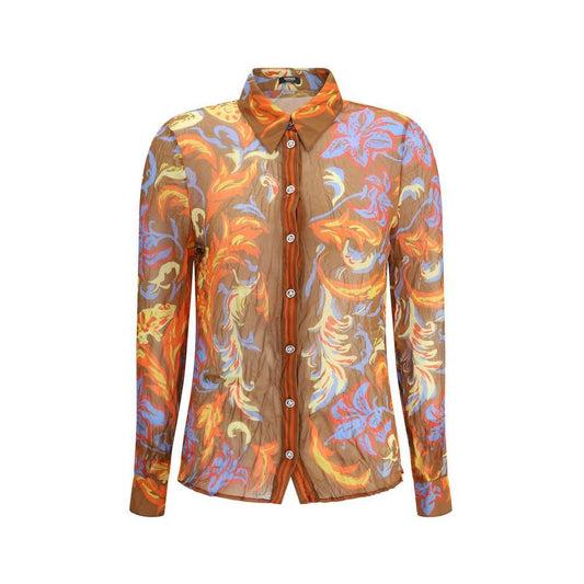 Versace Versace Barocco silk crepe Shirt VE-10195451A143145N700-IT42 | L