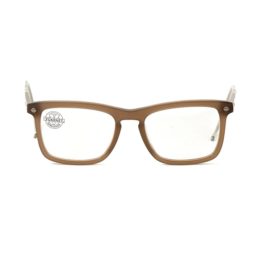 Vuarnet Gray Acetate Frames with flexible temples, unisex VL15120003, measures 52/18/110mm, stylish eyeglasses in grey acetate material.