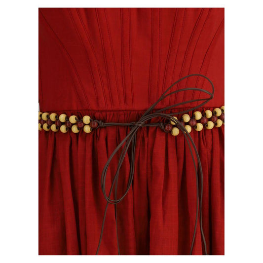 Zimmermann Zimmermann Rhiannon midi Dress ZI-4225DSS251REDMULPAI-1