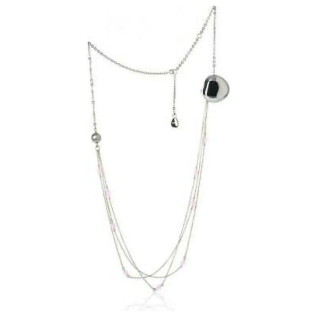 BREIL JEWELS BLOOM Collection Mod. CUORE - Agata / Pink Agathe 35cm TJ0835