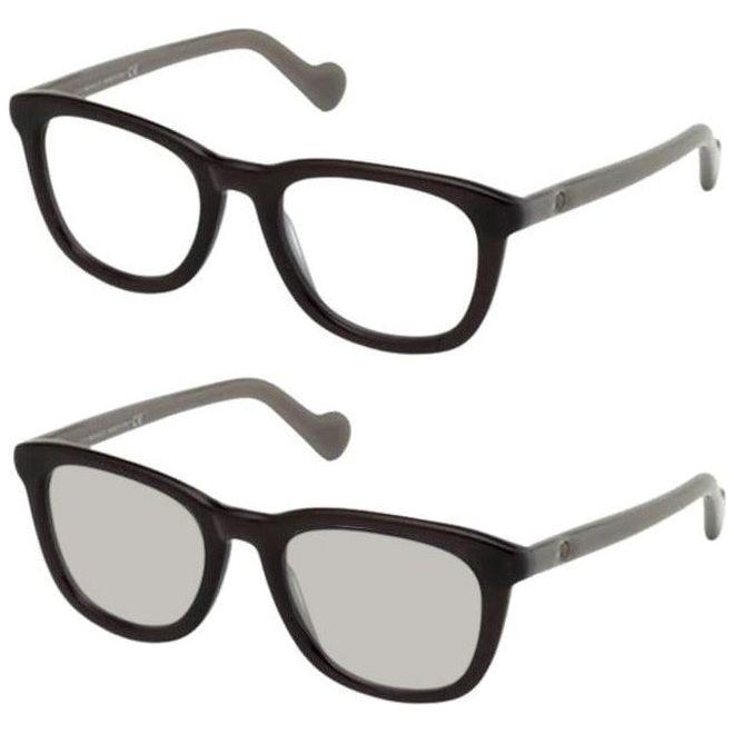 MONCLER SUNGLASSES Mod. PHOTOCHROMIC TRANSPARENT GRAY WITH MEDIUM GRAY ML0118 5420A