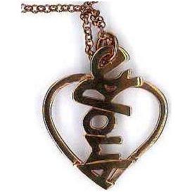 AMBROSINI JEWELS - PENDENTE ARGENTO 925° cuore finitura lucida rosé PC 02 12 04